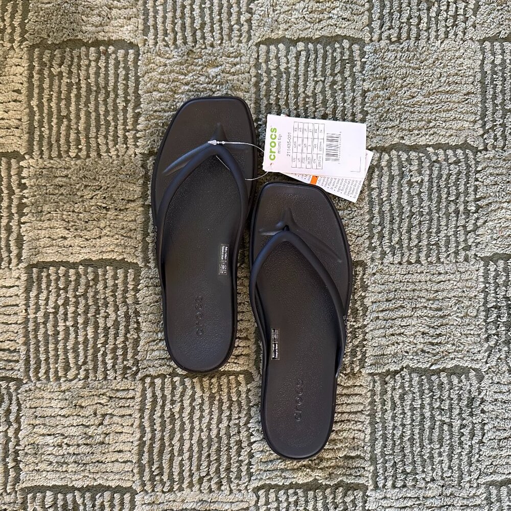 CROCS | Women's Miami Flip Flops in size 5